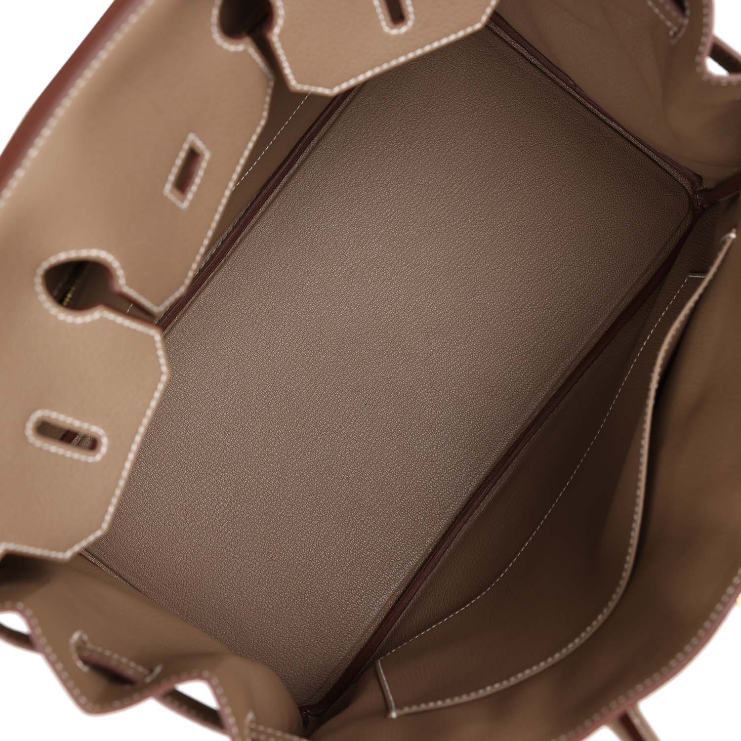 Replicate Hermes Birkin 35 Etoupe Togo Gold Hardware(1:1 replica)