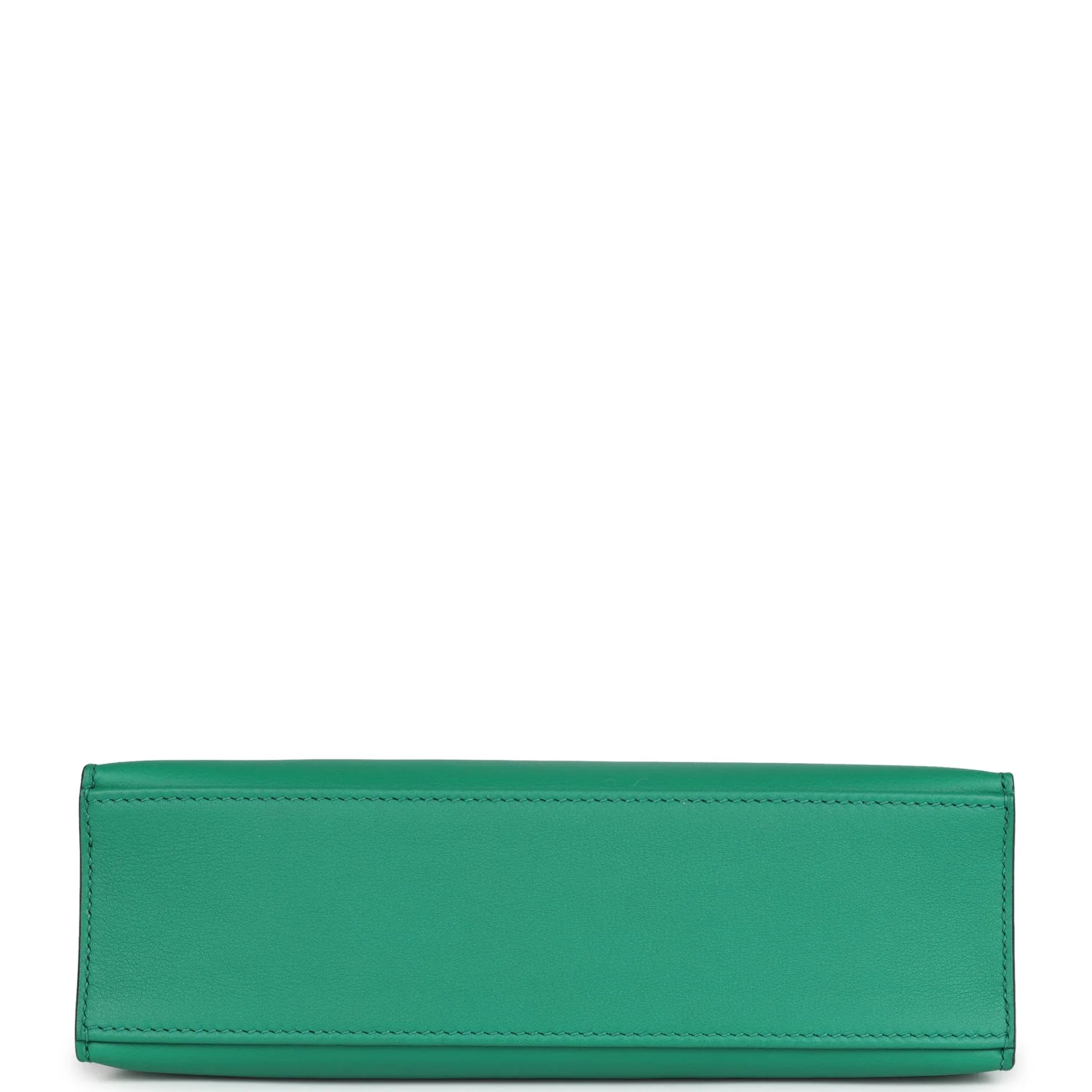 Replicate Hermes Kelly Pochette Vert Vertigo Swift Palladium Hardware(1:1 replica)