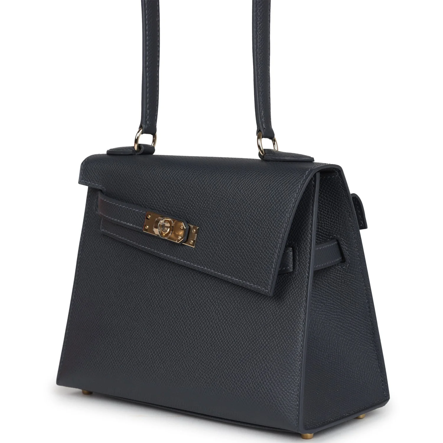 Replicate Hermes Kelly Sellier En Desordre 20 Ardoise Epsom Permabrass Hardware(1:1 replica)
