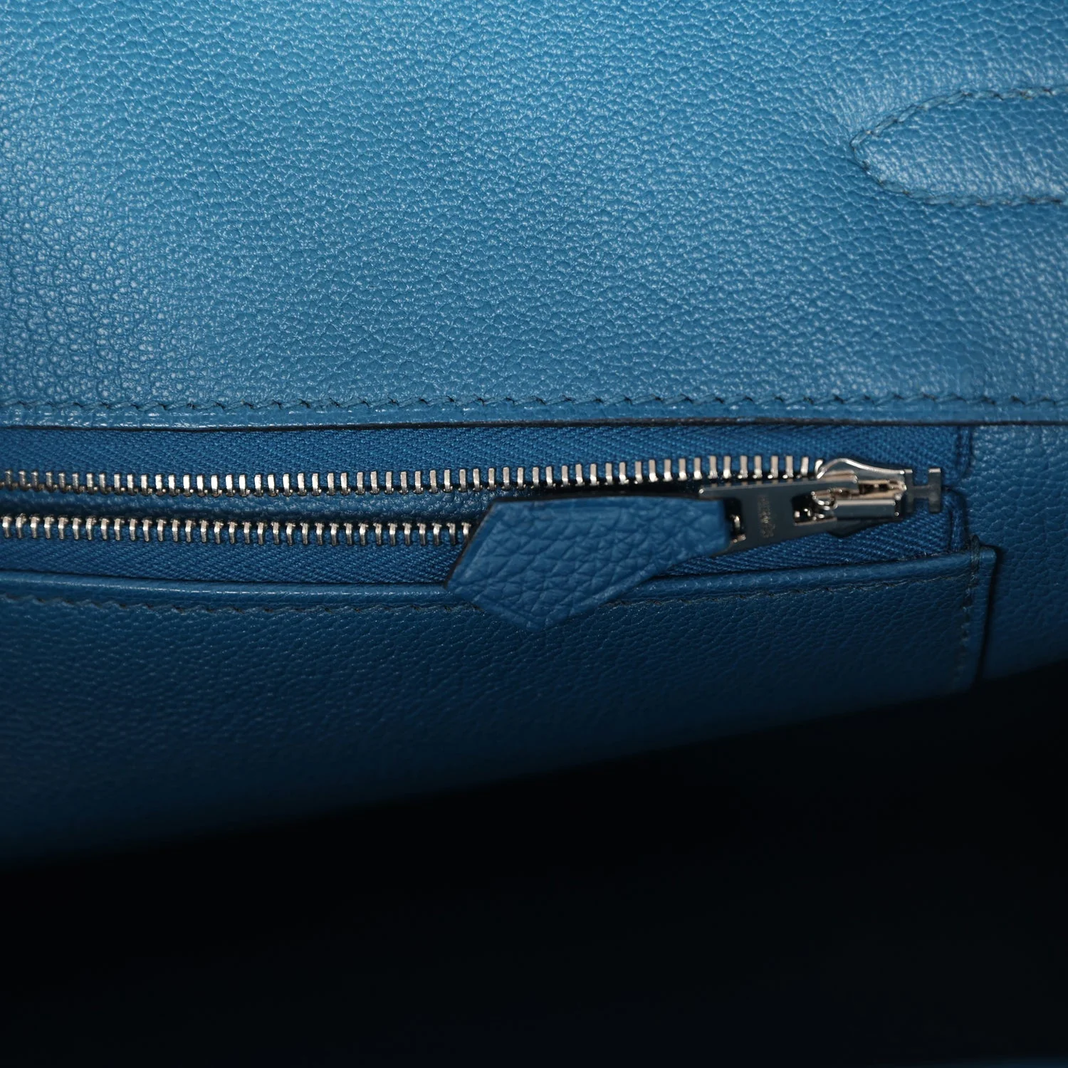 Replicate Hermes Birkin 35 Bleu de Galice Togo Palladium Hardware(1:1 replica)