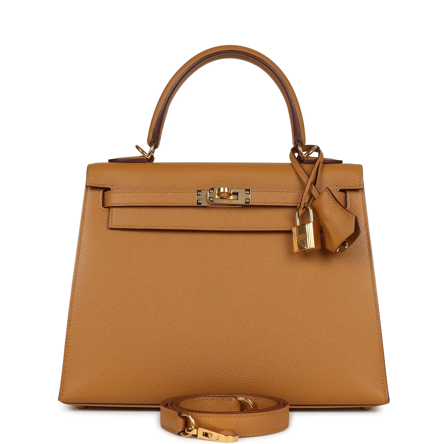 Replicate Hermes Kelly Sellier 25 Sesame Epsom Gold Hardware(1:1 replica)