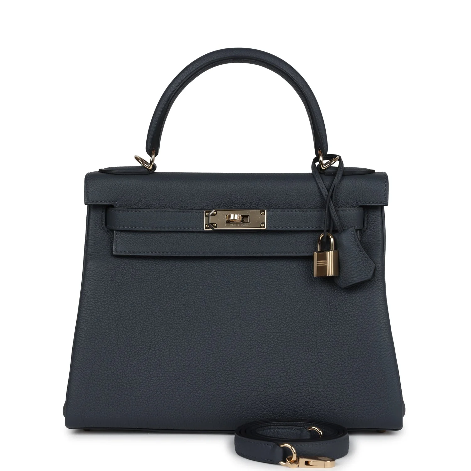 Replicate Hermes Kelly Retourne 28 Gris Misty Togo Permabrass Hardware(1:1 replica)