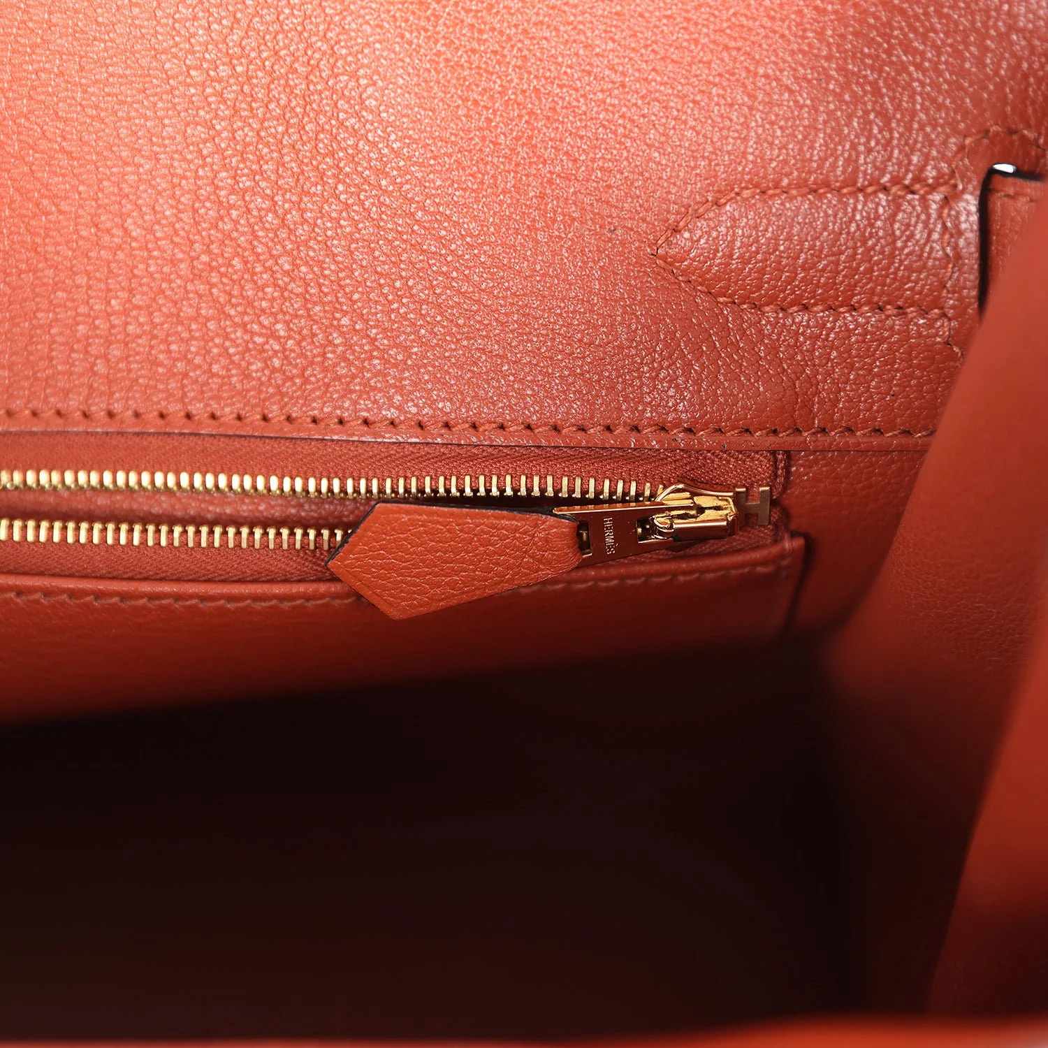 Replicate Hermes Birkin 30 Cuivre Taurillon Novillo Gold Hardware(1:1 replica)