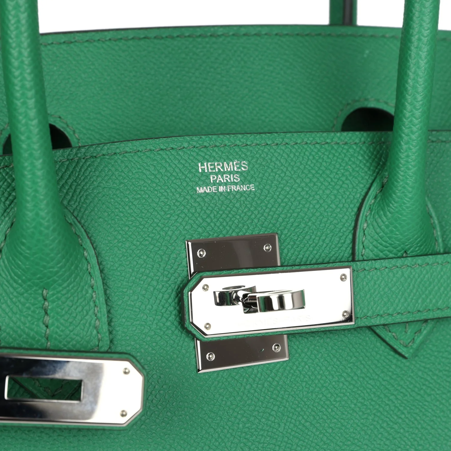Replicate Hermes Birkin 30 Cactus Epsom Palladium Hardware(1:1 replica)
