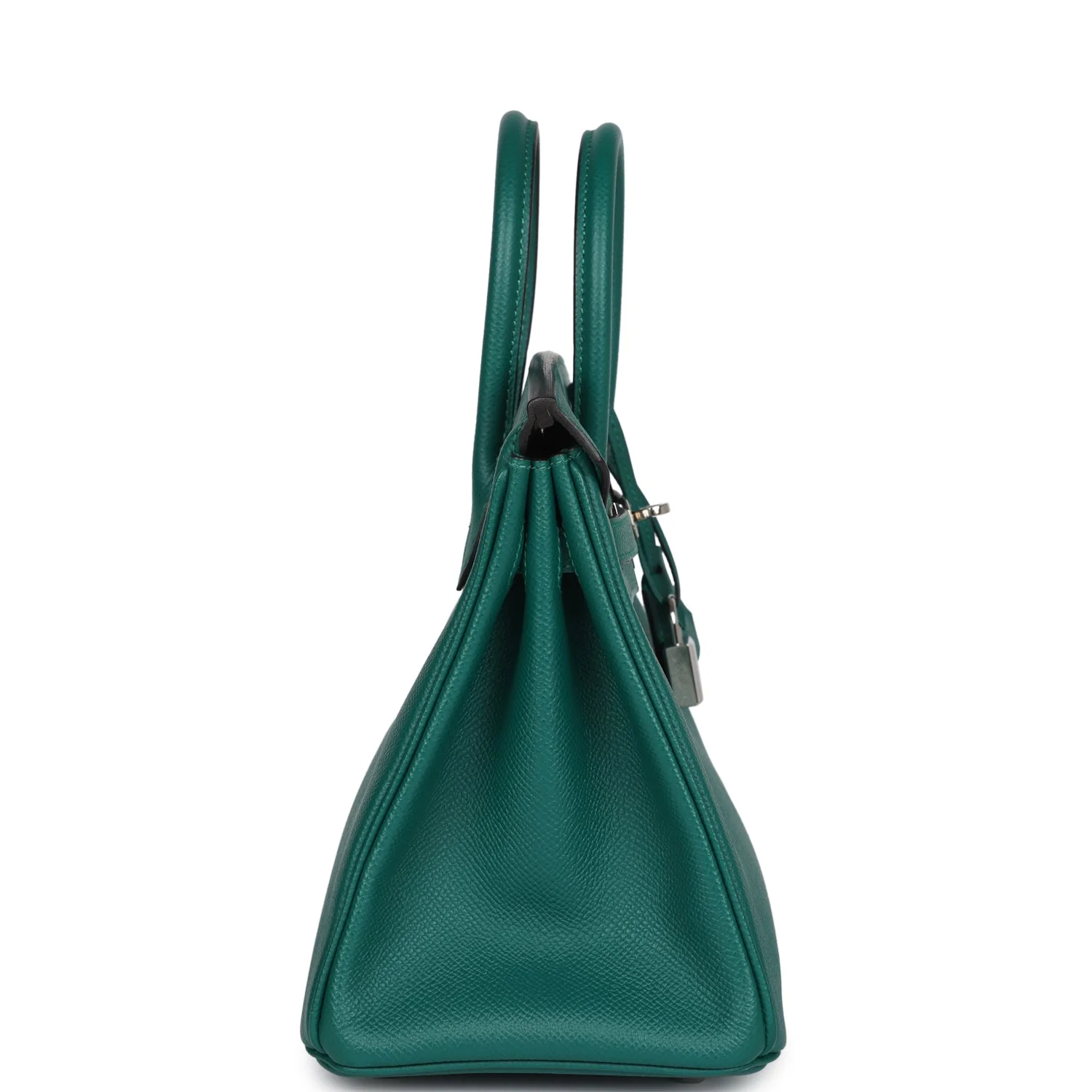 Replicate Hermes Birkin 25 Malachite Epsom Palladium Hardware(1:1 replica)