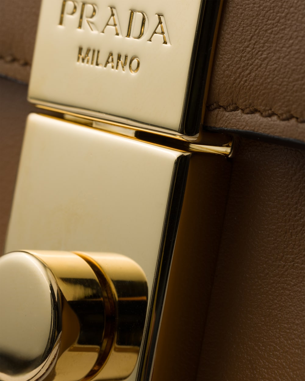 Replicate Prada Soft Sound Small Leather Shoulder Bag With Charms(1:1 replica)