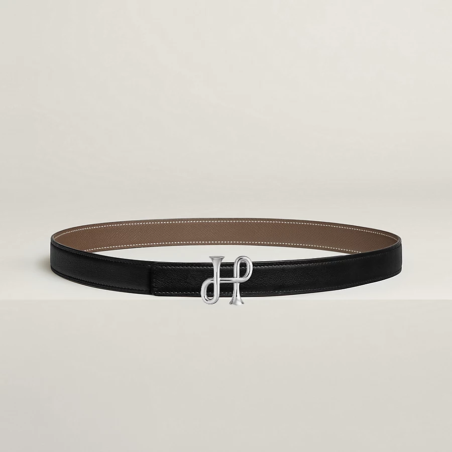 Replicate Cor Baroque belt buckle   Reversible leather strap 24 mm(1:1 replica)