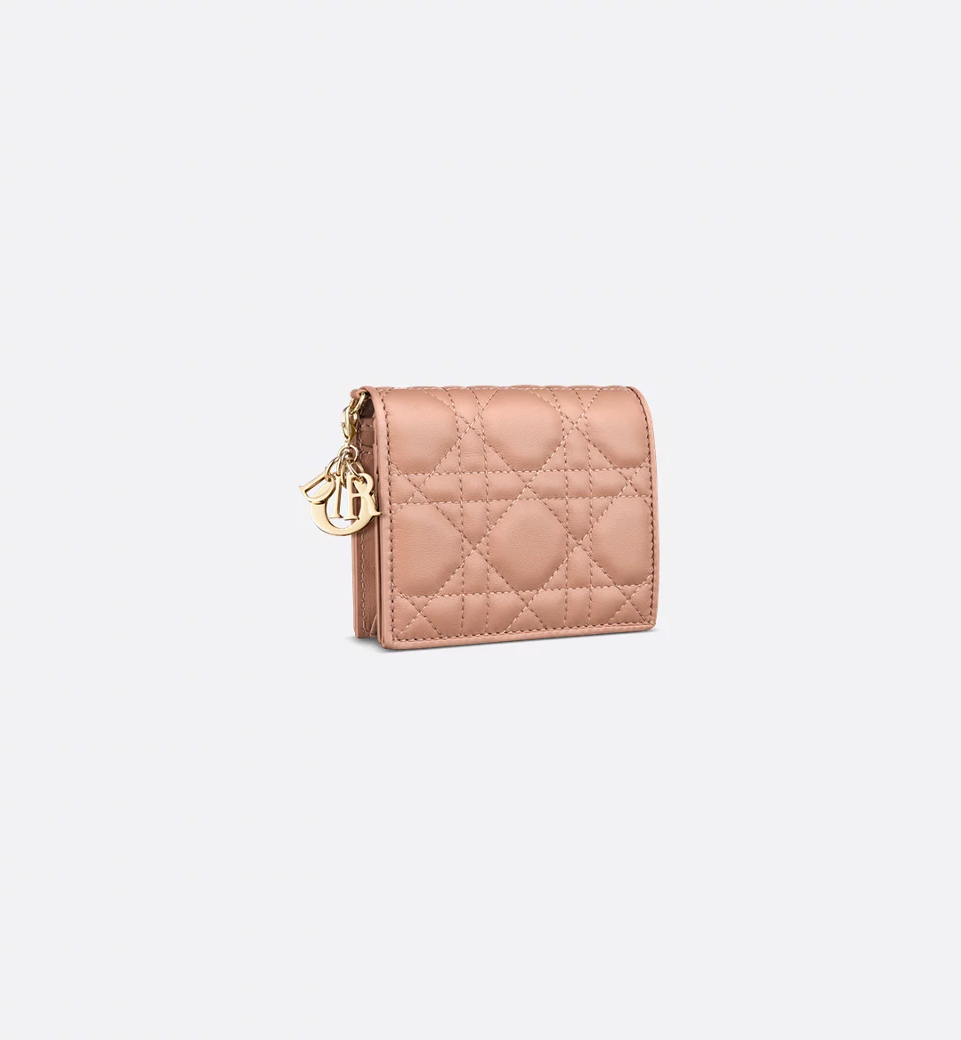 Replicate Mini Lady Dior Gardenia Wallet(1:1 replica)