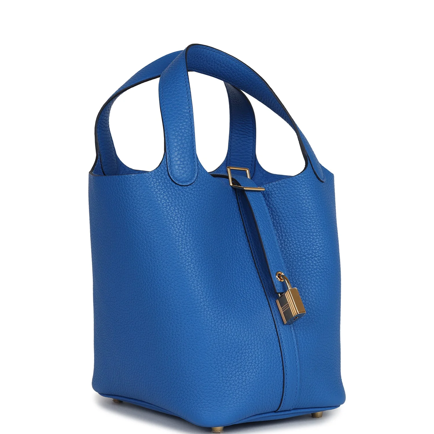 Replicate Hermes Picotin Lock 18 Bleu Royal Clemence Gold Hardware(1:1 replica)