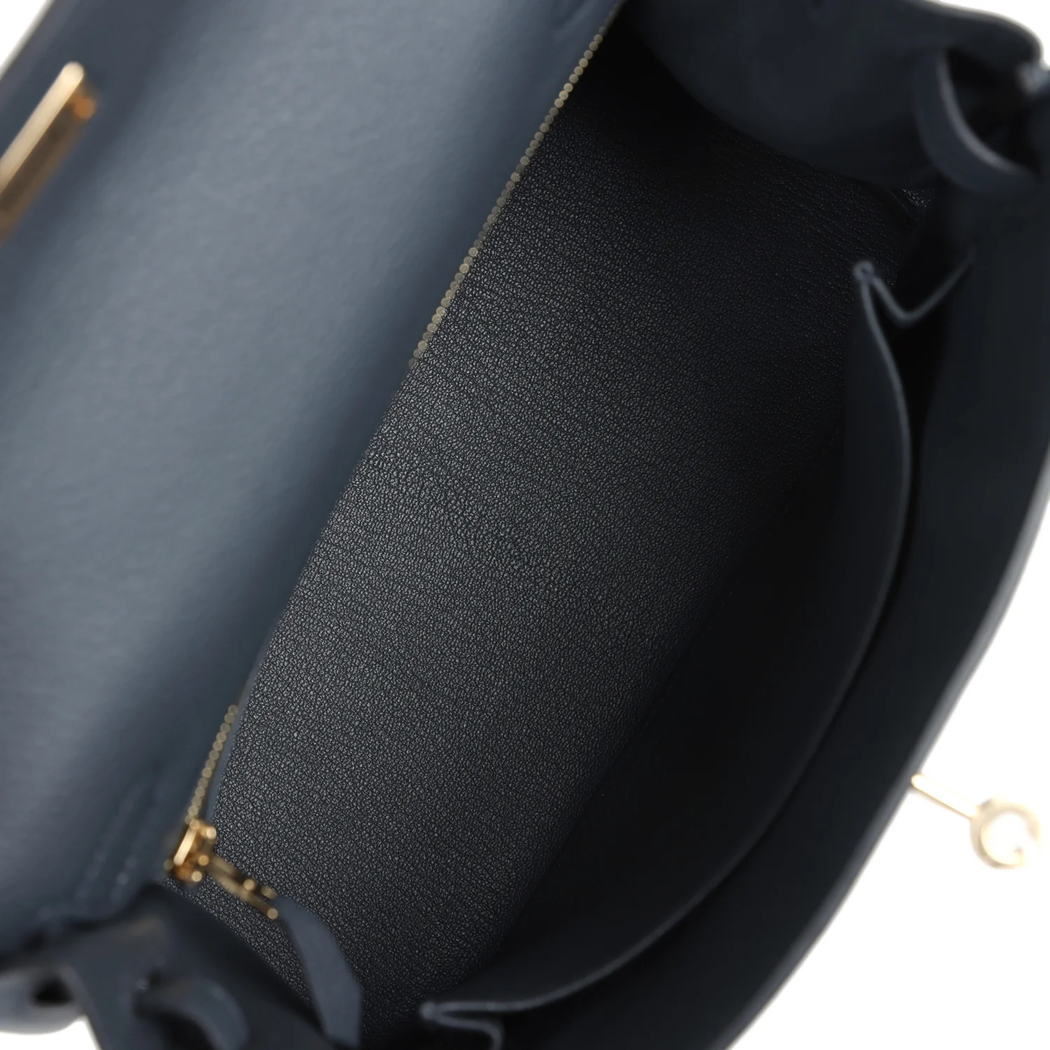 Replicate Hermes Kelly Retourne 25 Gris Misty Togo Permabrass Hardware(1:1 replica)