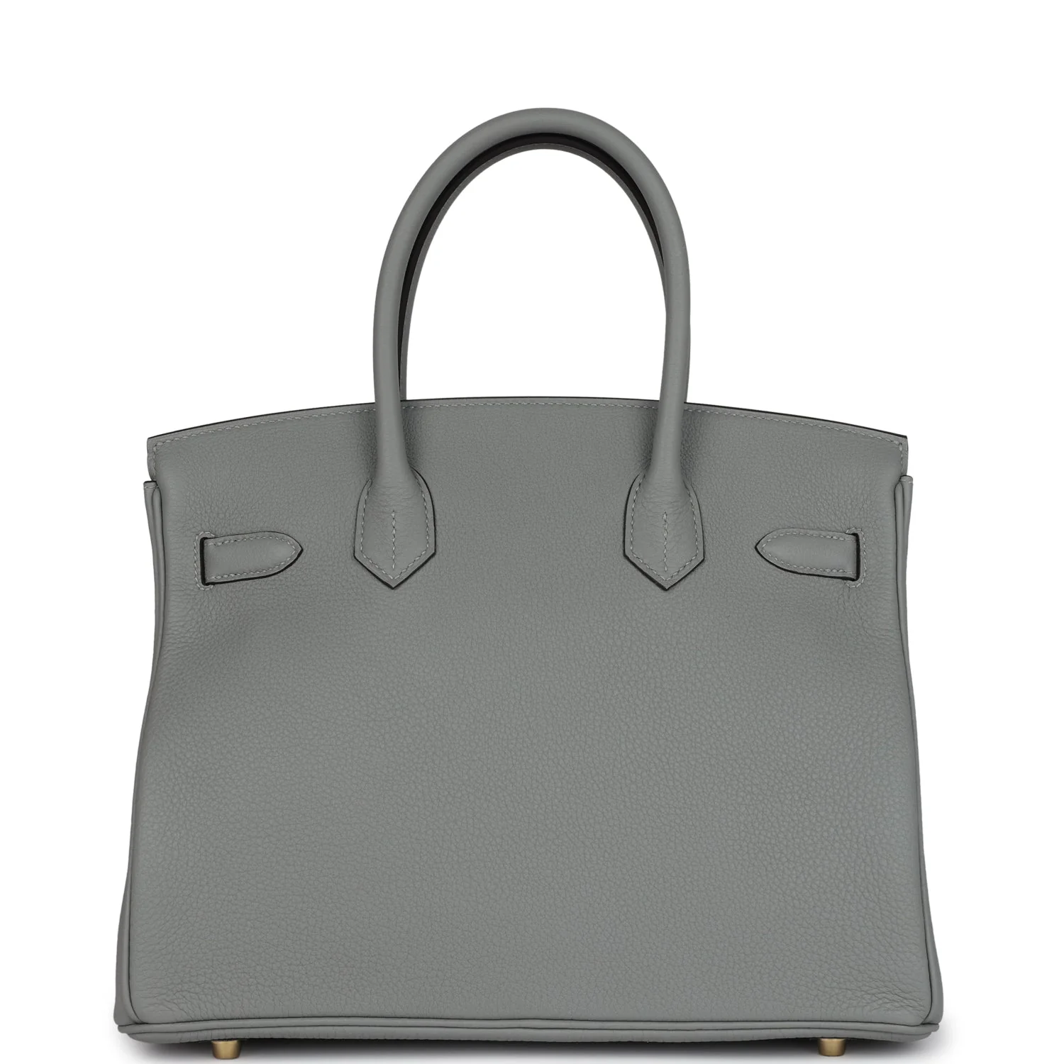 Replicate Hermes Birkin 30 Gris Mouette Togo Gold Hardware(1:1 replica)