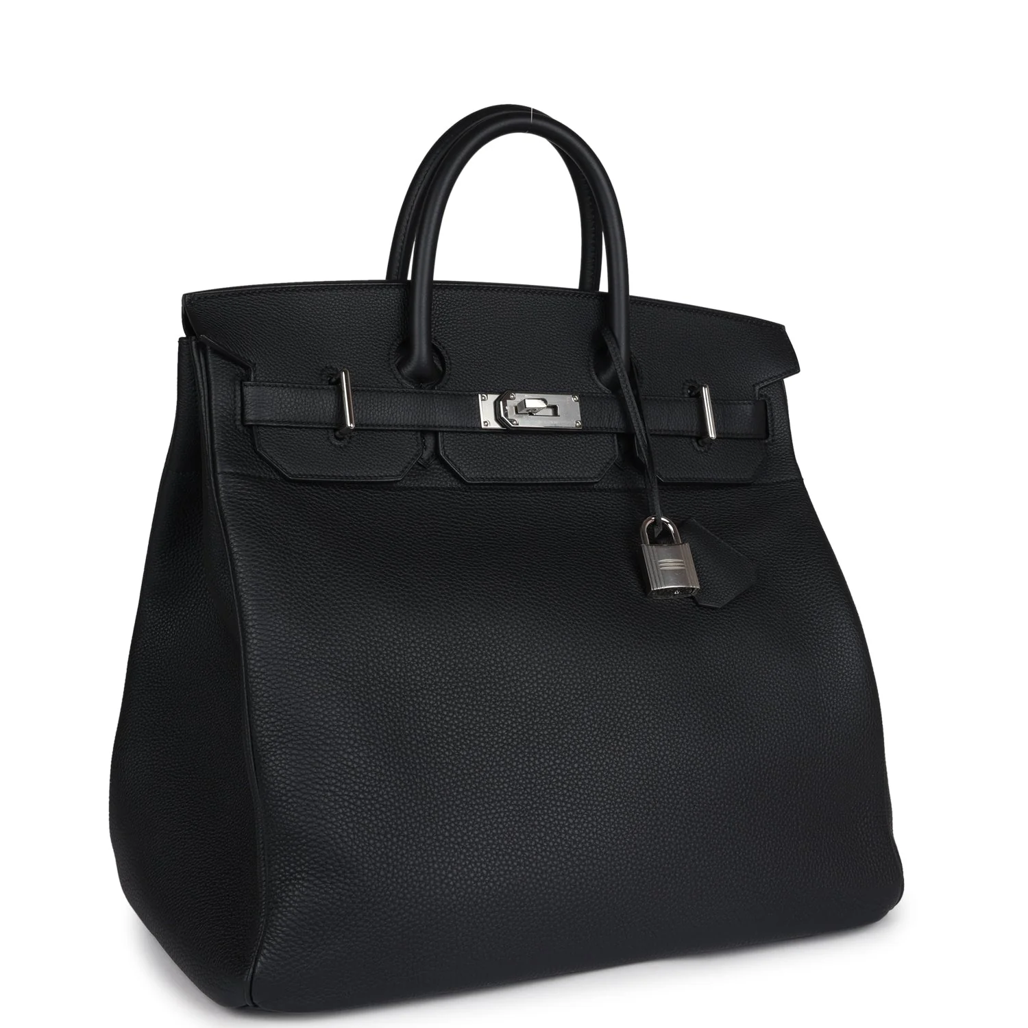 Replicate Hermes HAC Birkin 40 Black Togo Palladium Hardware(1:1 replica)