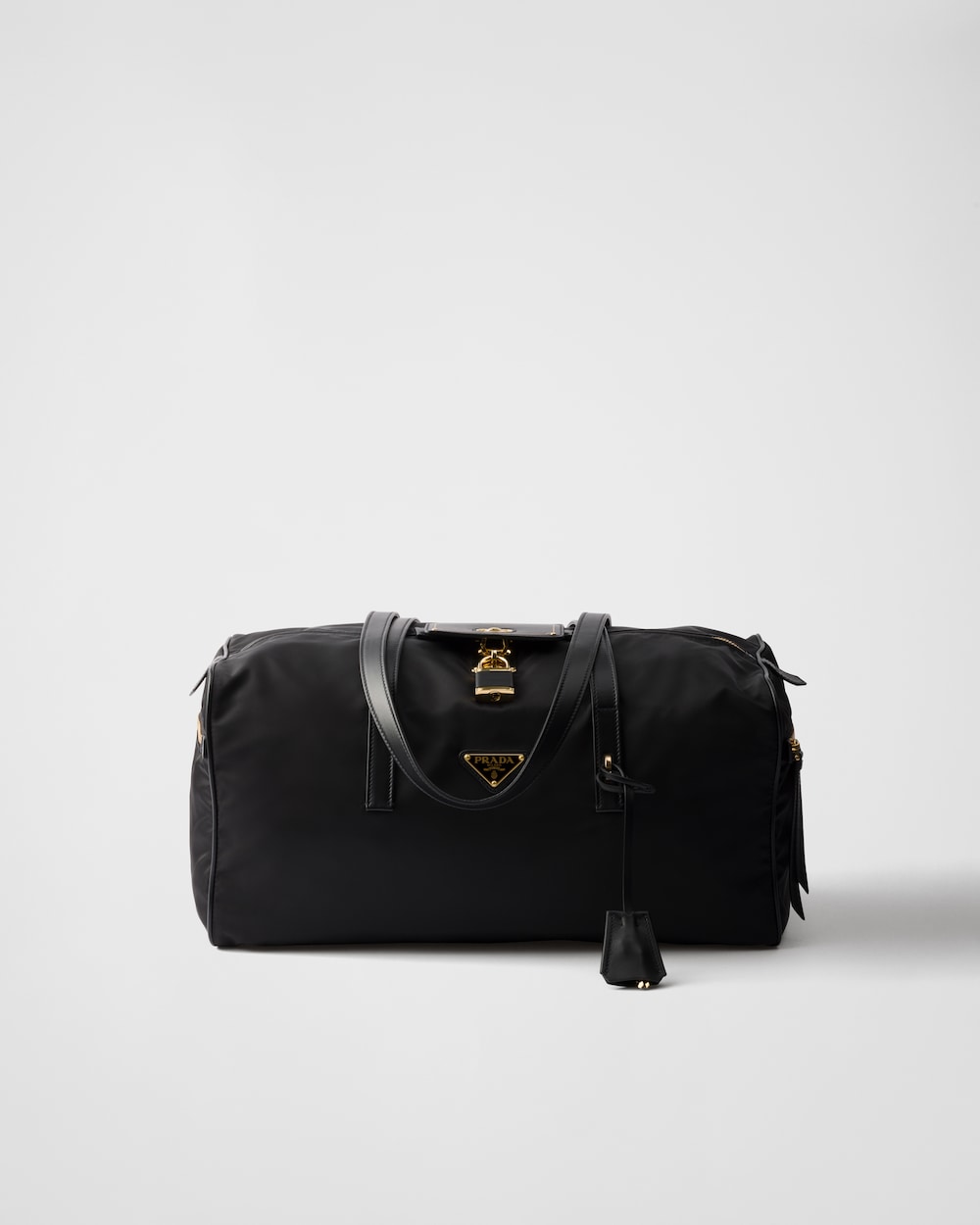 Replicate Large Re-Nylon Top-Handle Bag With Padlock(1:1 replica)