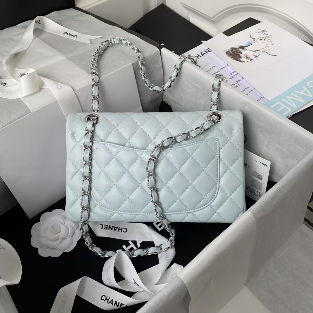 Replicate Chanel Small Classic Handbag Silver Hardware(1:1 replica)