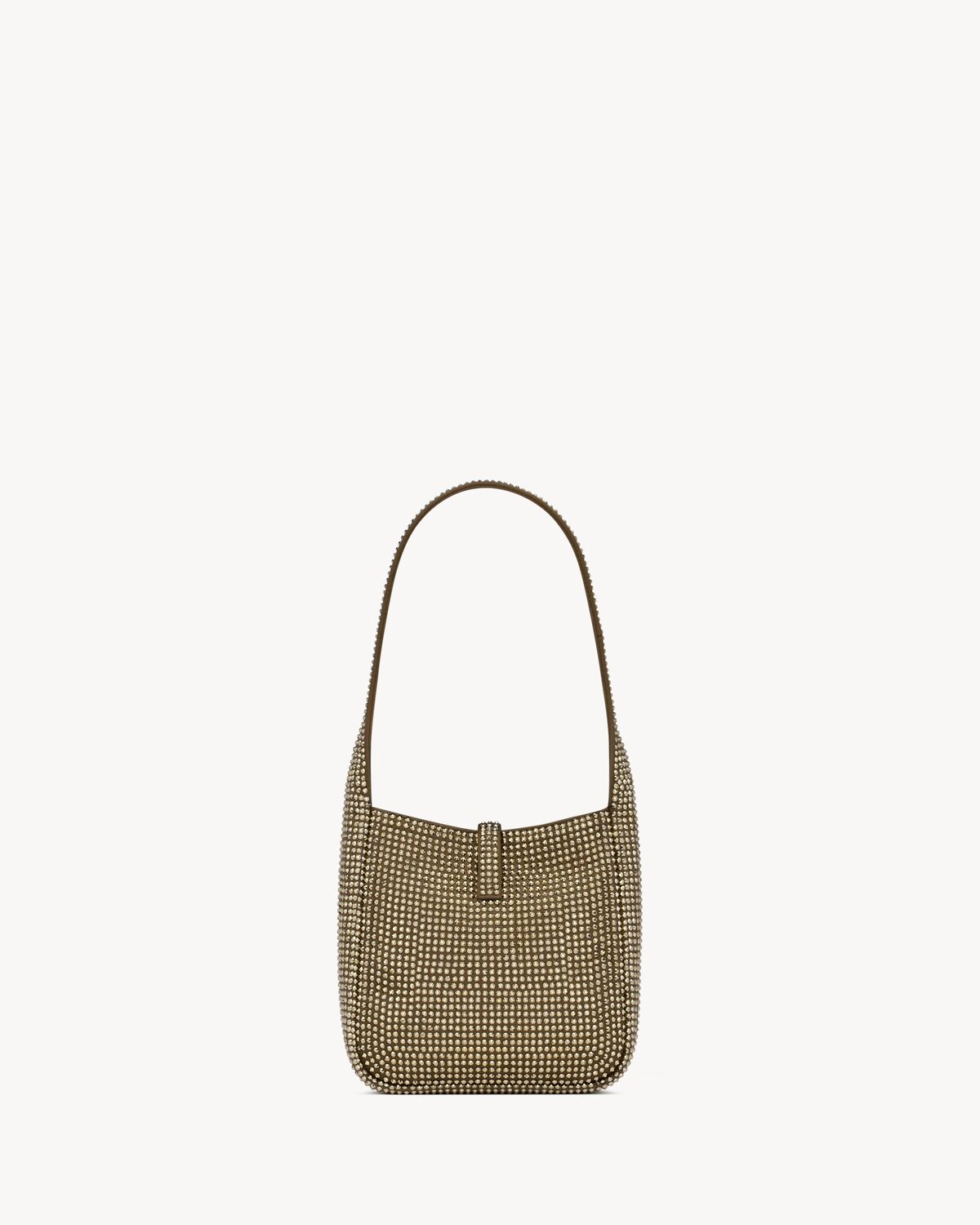 Replicate YSL Le 5 À 7 Supple Baby In Silk Satin And Crystals(1:1 replica)