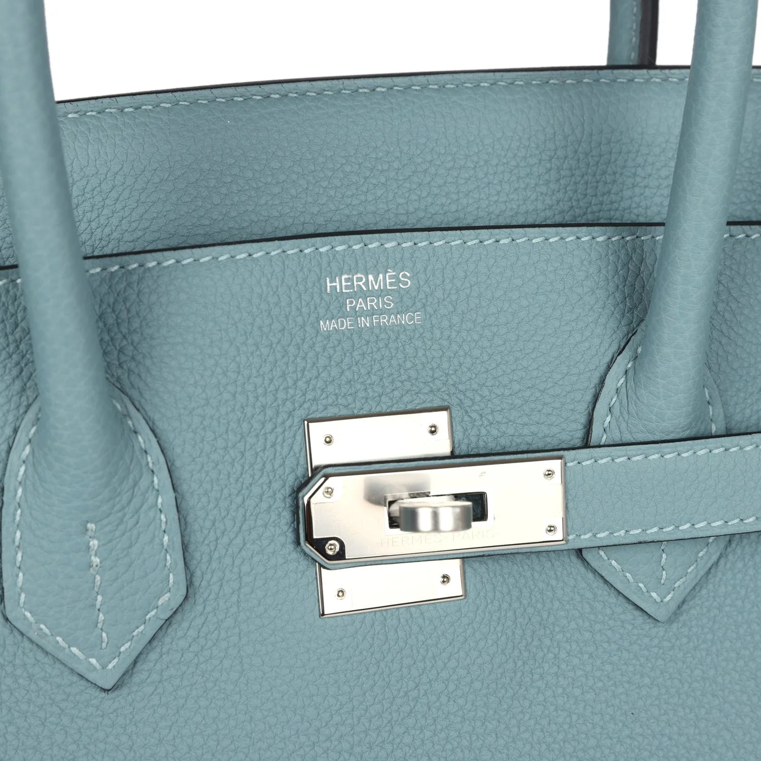 Replicate Hermes Birkin 35 Ciel Togo Palladium Hardware(1:1 replica)