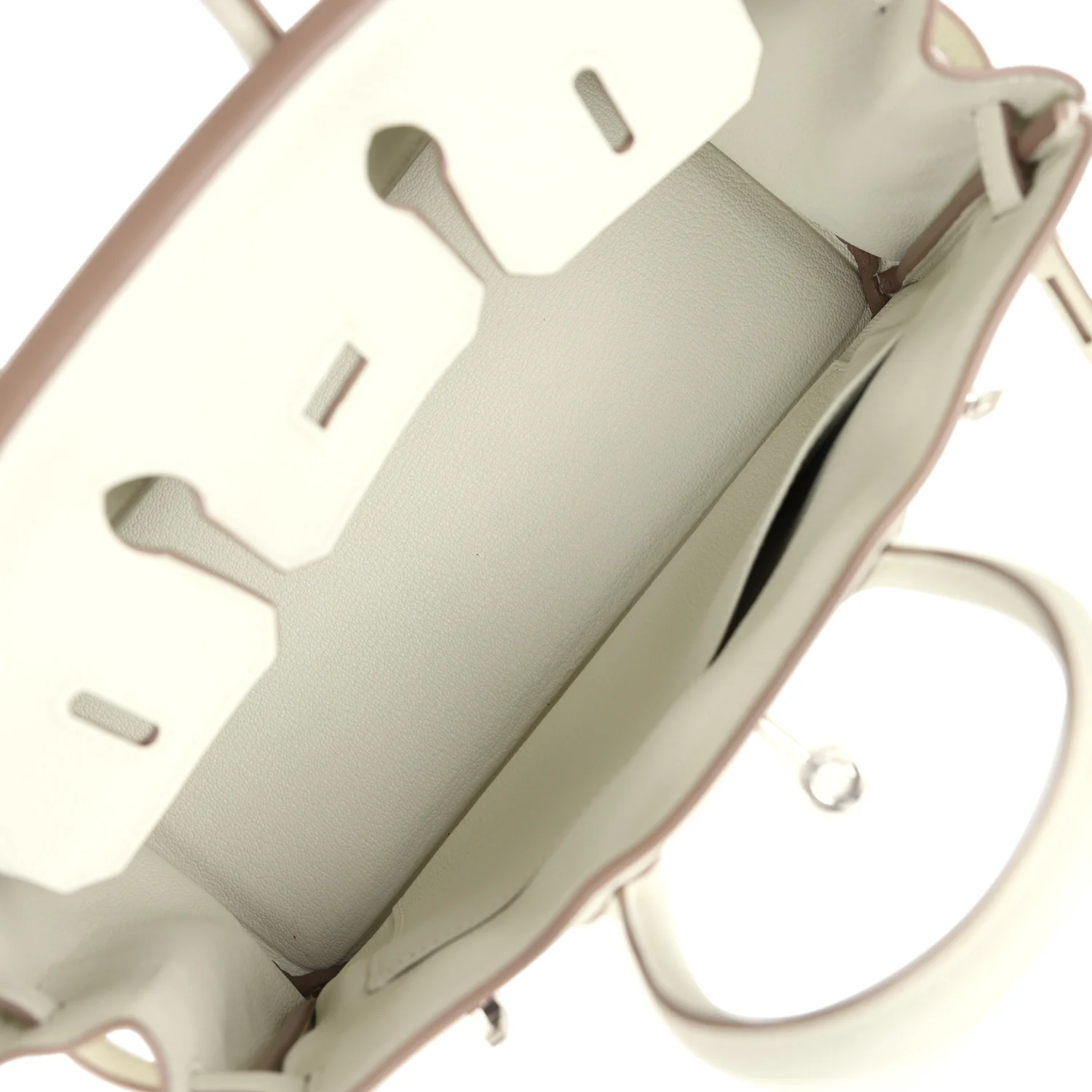 Replicate Hermes Birkin 25 Mushroom Togo Palladium Hardware(1:1 replica)