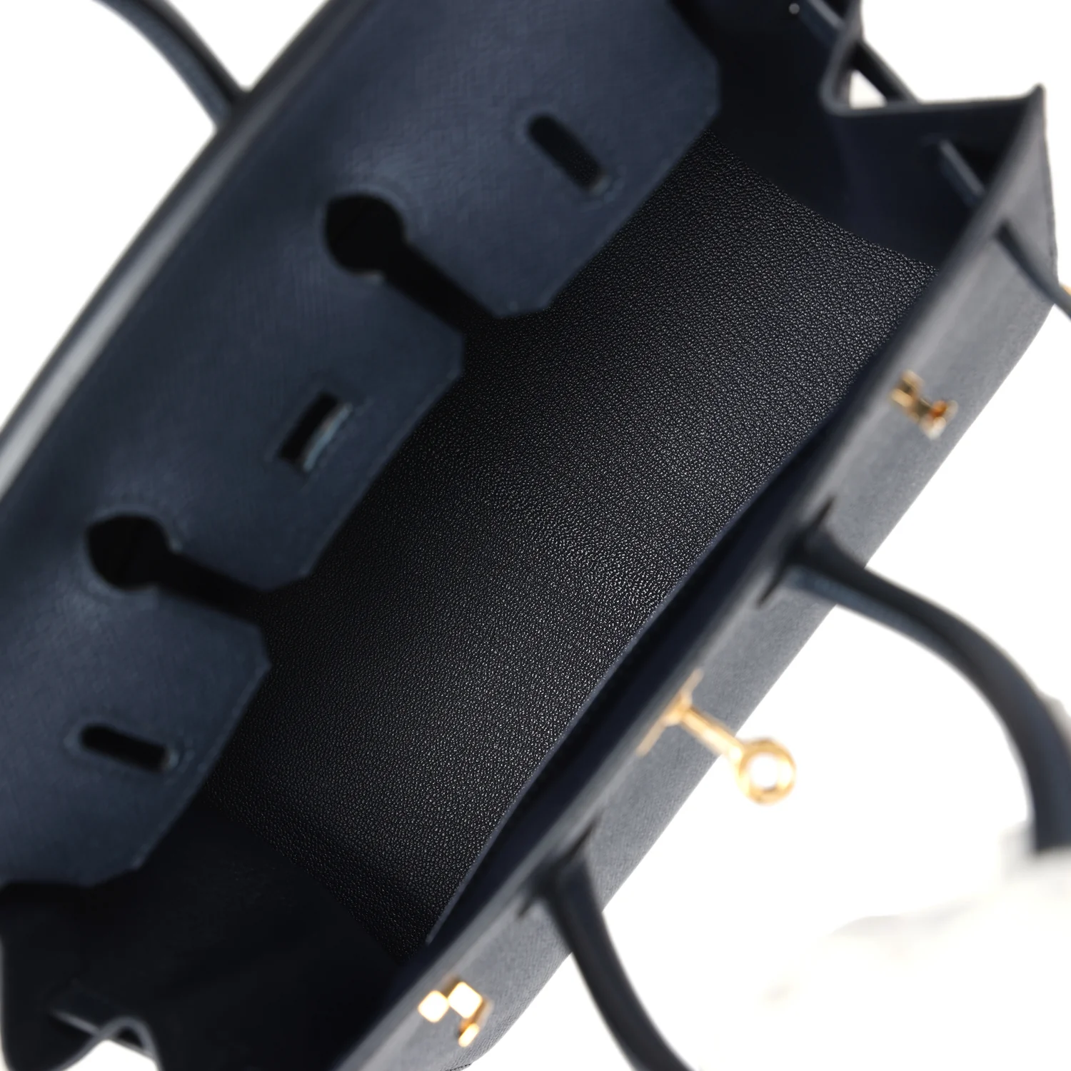 Replicate Hermes Birkin Sellier 25 Bleu Indigo Epsom Gold Hardware(1:1 replica)