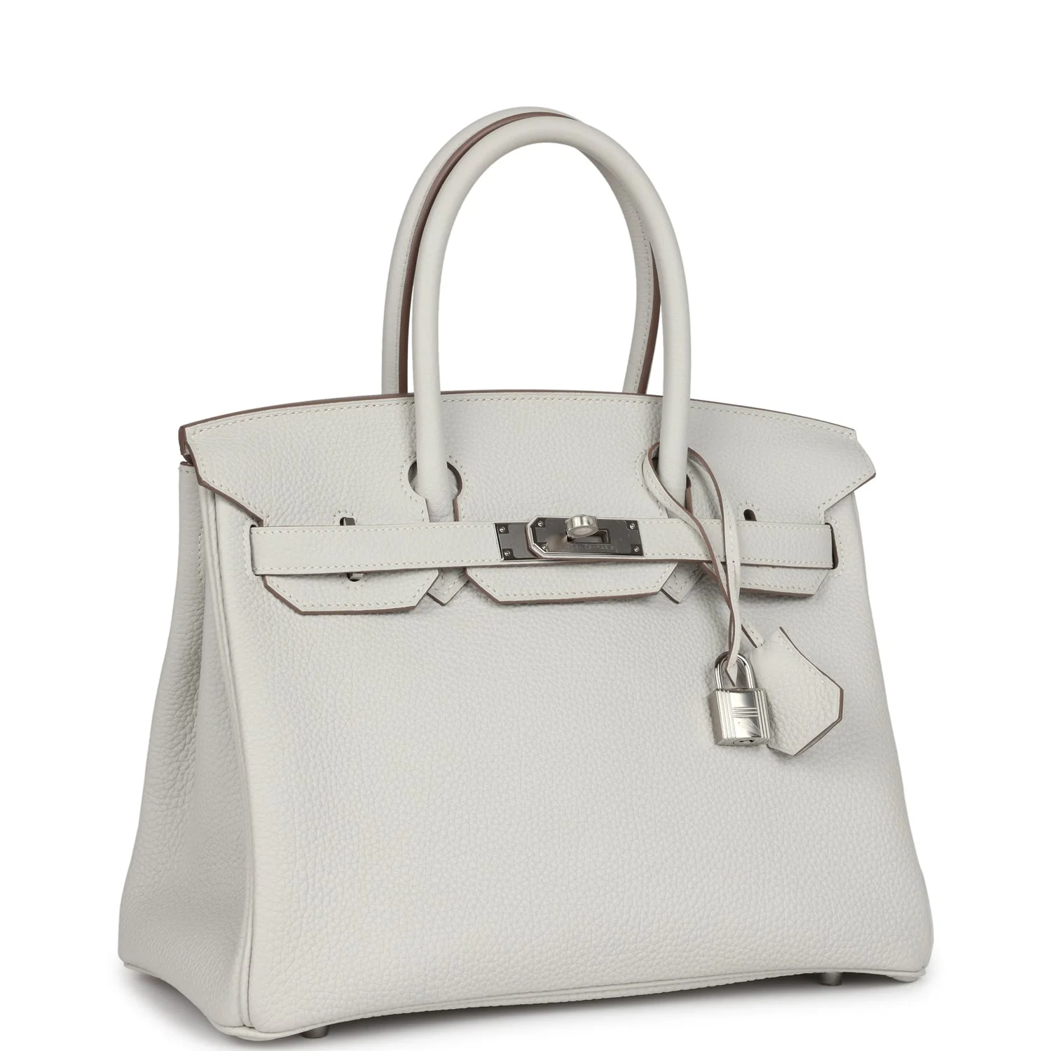 Replicate Hermes Birkin 30 Gris Pale Togo Palladium Hardware(1:1 replica)