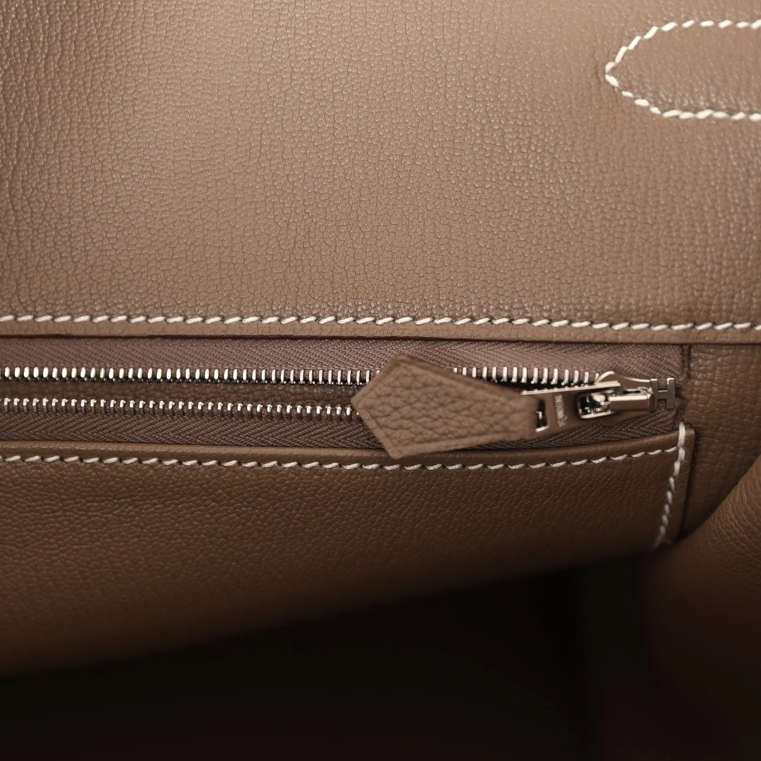 Replicate Hermes Birkin 40 Etoupe Togo Palladium Hardware(1:1 replica)