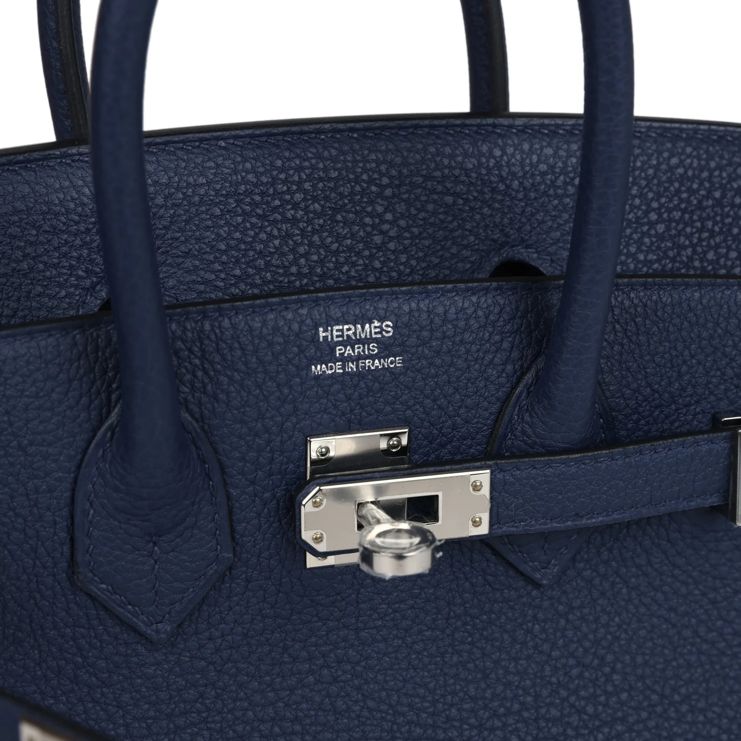 Replicate Hermes Birkin 25 Bleu Saphir Togo Palladium Hardware(1:1 replica)
