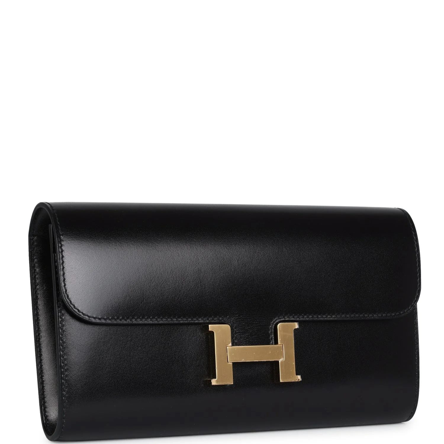 Replicate Hermes Rock Constance Wallet To Go Black Box Gold Hardware(1:1 replica)