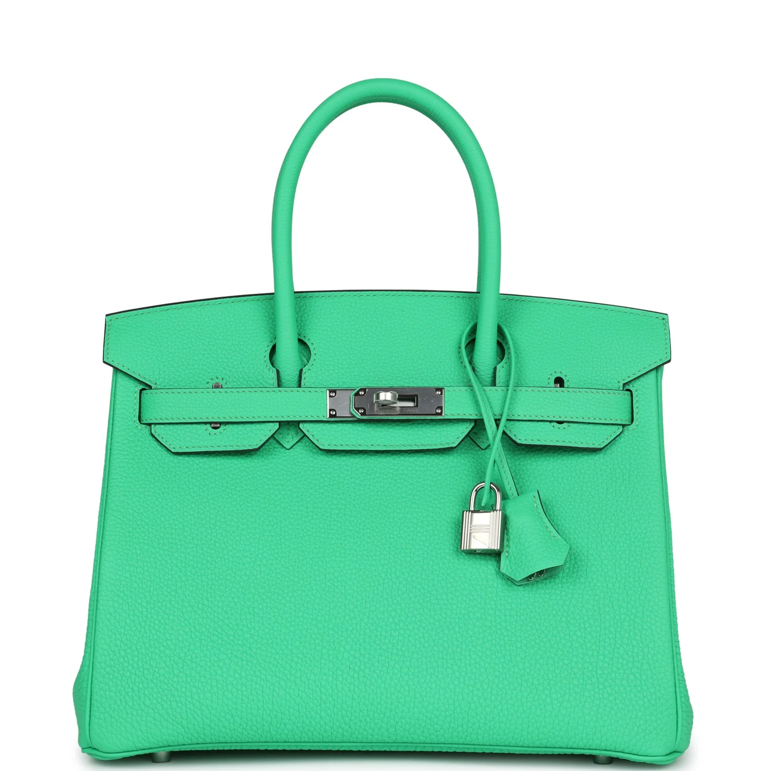 Replicate Hermes Birkin 30 Vert Comics Togo Palladium Hardware(1:1 replica)