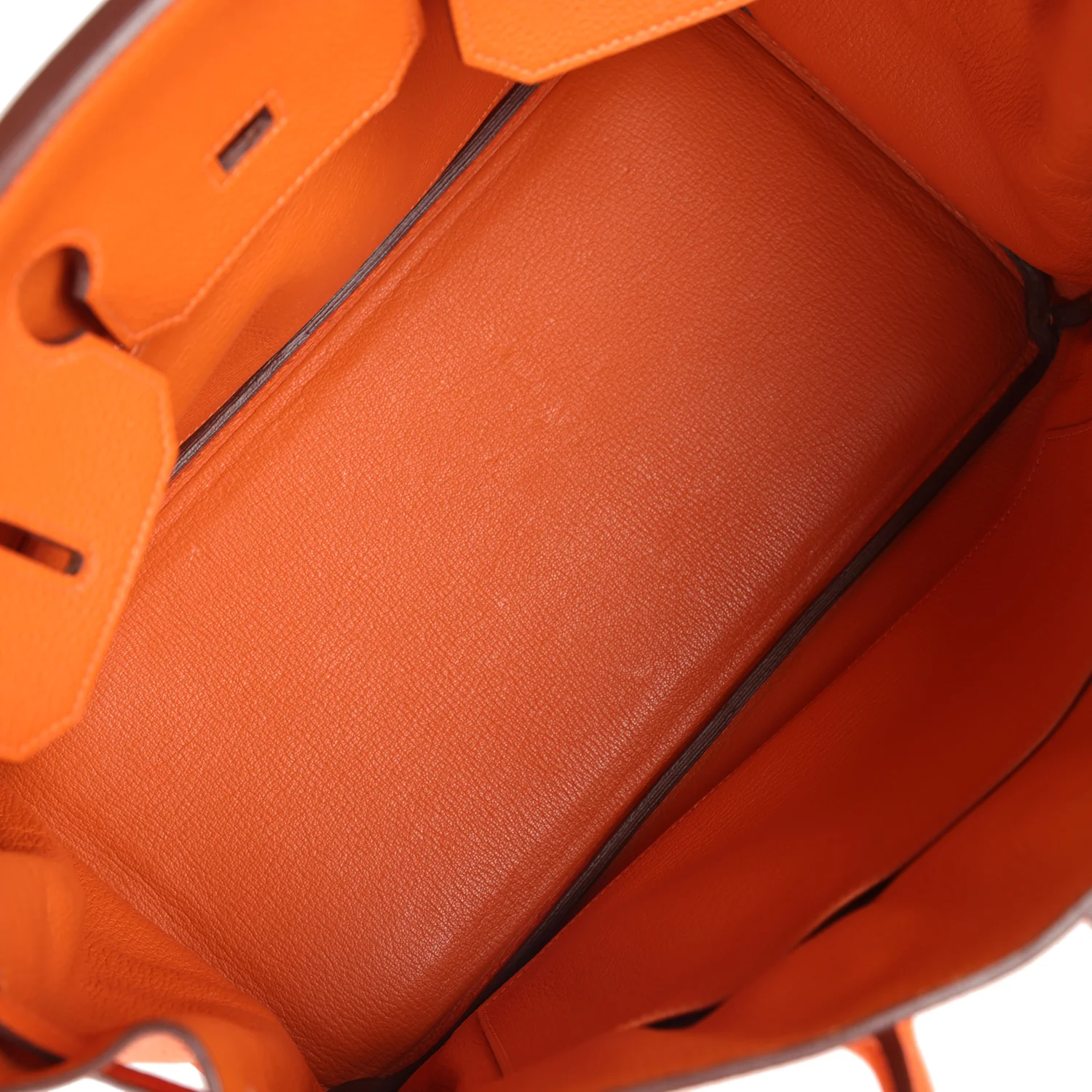 Replicate Hermes Birkin 35 Orange Togo Palladium Hardware(1:1 replica)