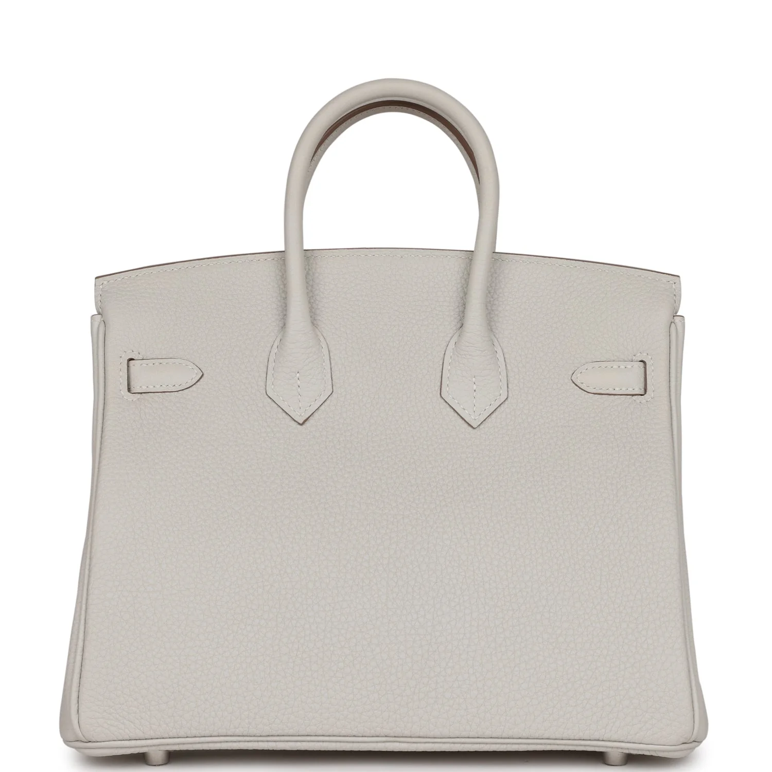Replicate Hermes Birkin 25 Gris Pale Togo Palladium Hardware(1:1 replica)