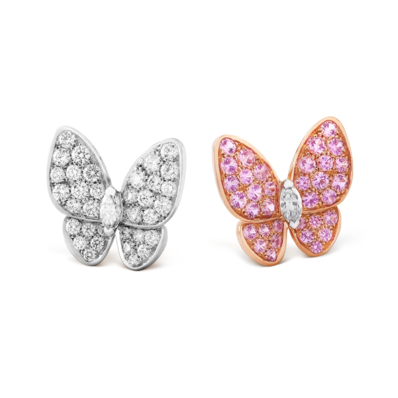 Replicate Two Butterfly earrings(1:1 replica)