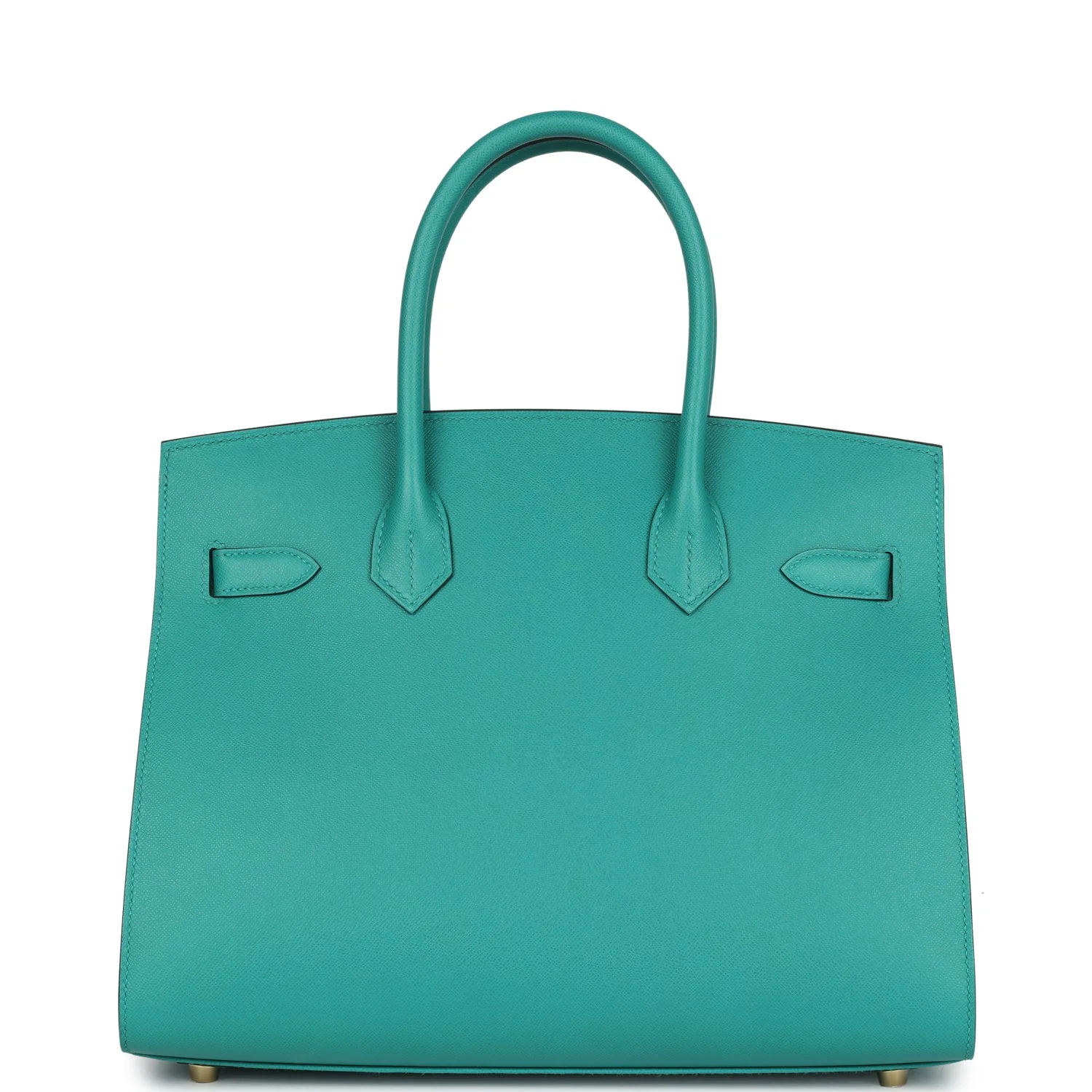 Replicate Hermes Birkin Sellier 30 Vert Verone Madame Gold Hardware(1:1 replica)