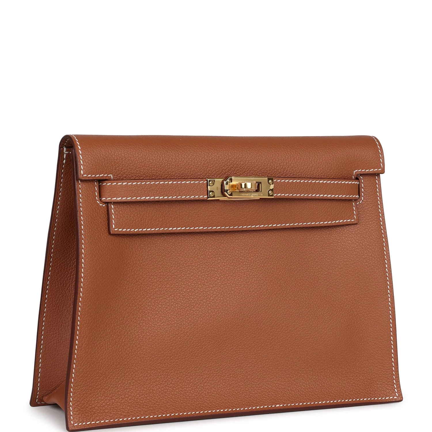 Replicate Hermes Kelly Danse Gold Verso Evercolor Gold Hardware(1:1 replica)