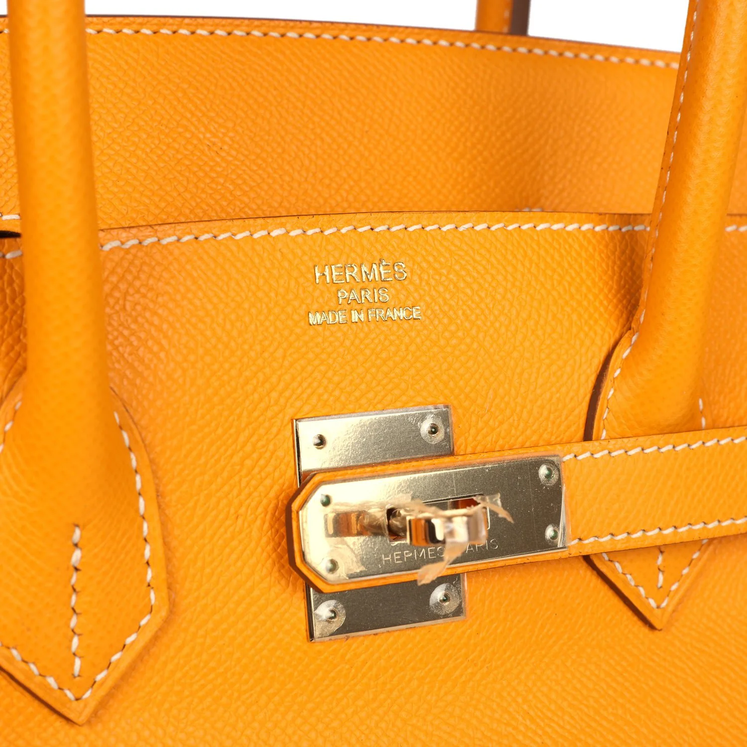 Replicate Hermes Birkin 35 Jaune D'or Candy Epsom Permabrass Hardware(1:1 replica)