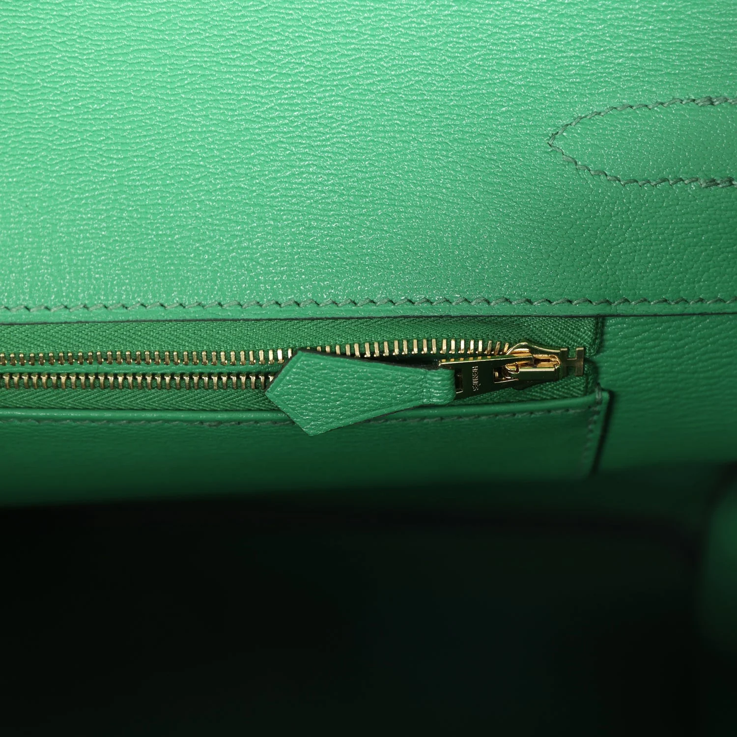 Replicate Hermes Birkin 35 Cactus Shiny Porosus Crocodile Gold Hardware(1:1 replica)