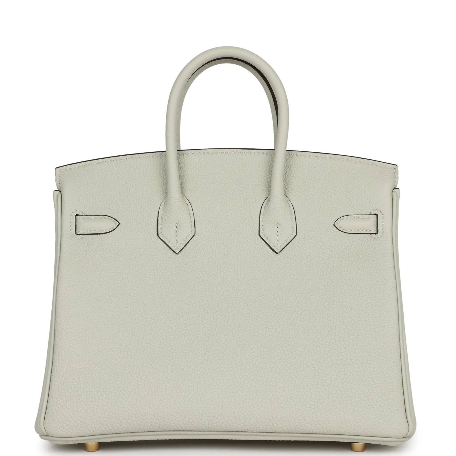 Replicate Hermes Birkin 25 Gris Neve Togo Gold Hardware(1:1 replica)