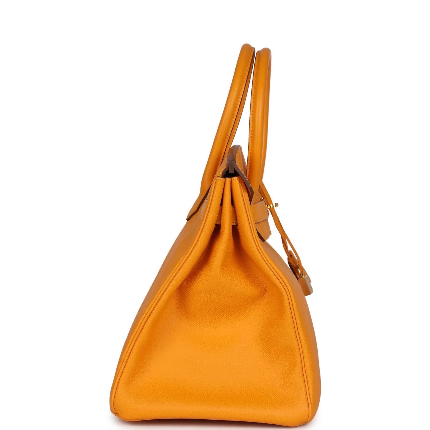 Replicate Hermes Birkin 35 Jaune D'Or Epsom Gold Hardware(1:1 replica)