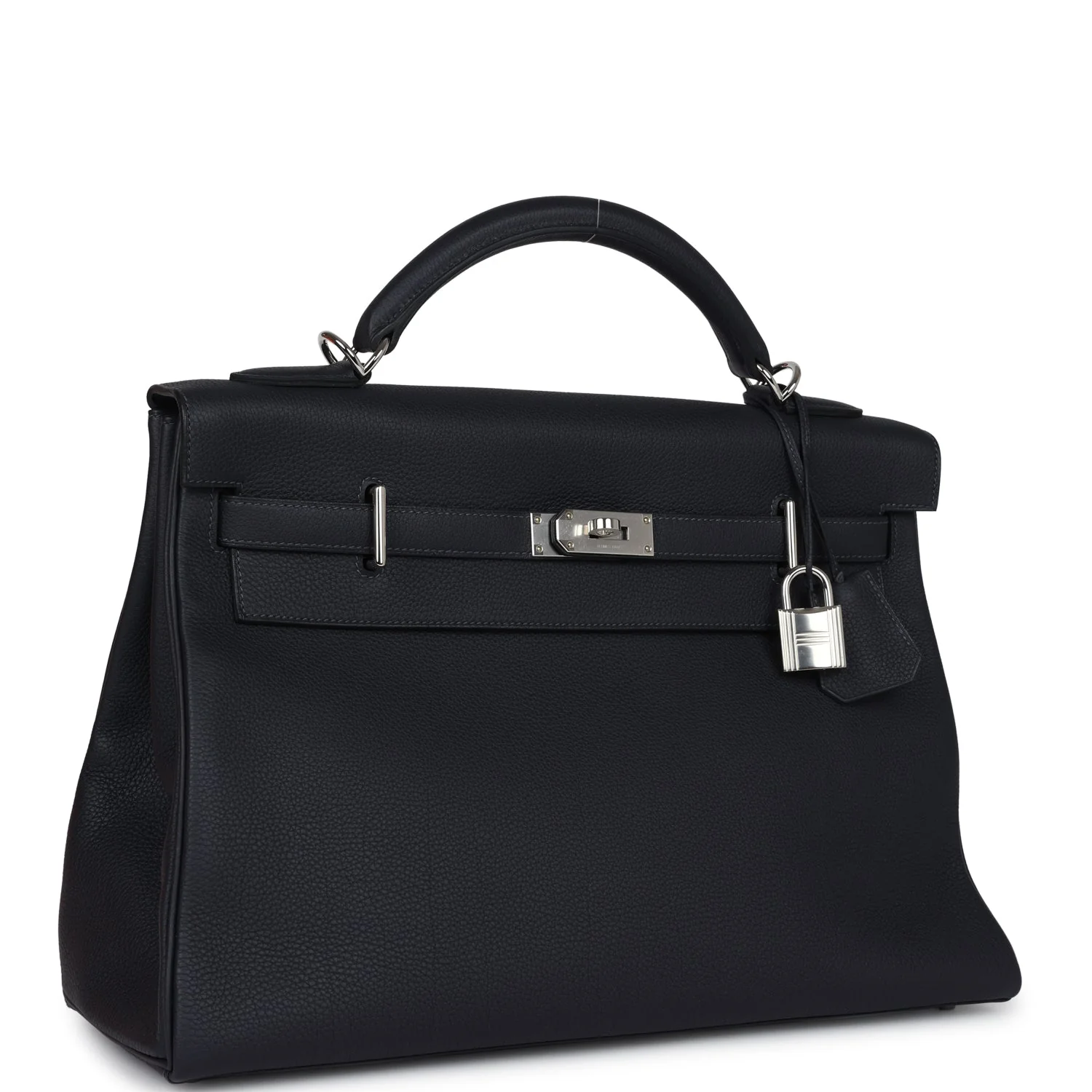 Replicate Hermes Kelly 42 Maxi Caban Togo Palladium Hardware(1:1 replica)