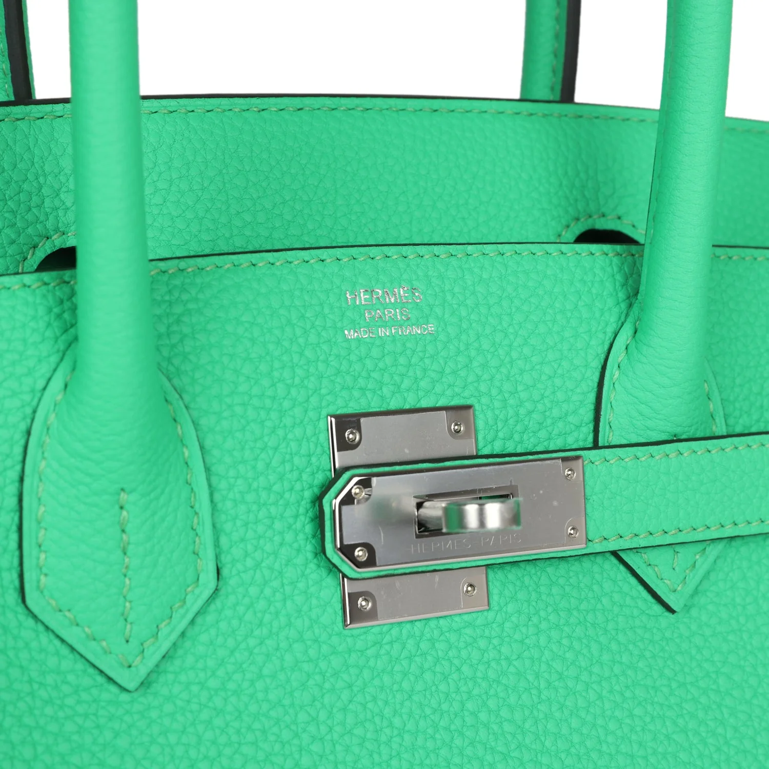 Replicate Hermes Birkin 30 Vert Comics Togo Palladium Hardware(1:1 replica)