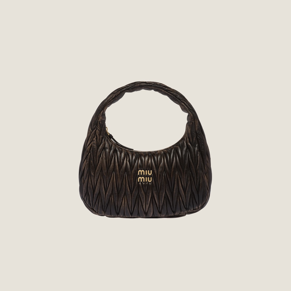 Replicate Large wander matelassé nappa leather hobo bag(1:1 replica)