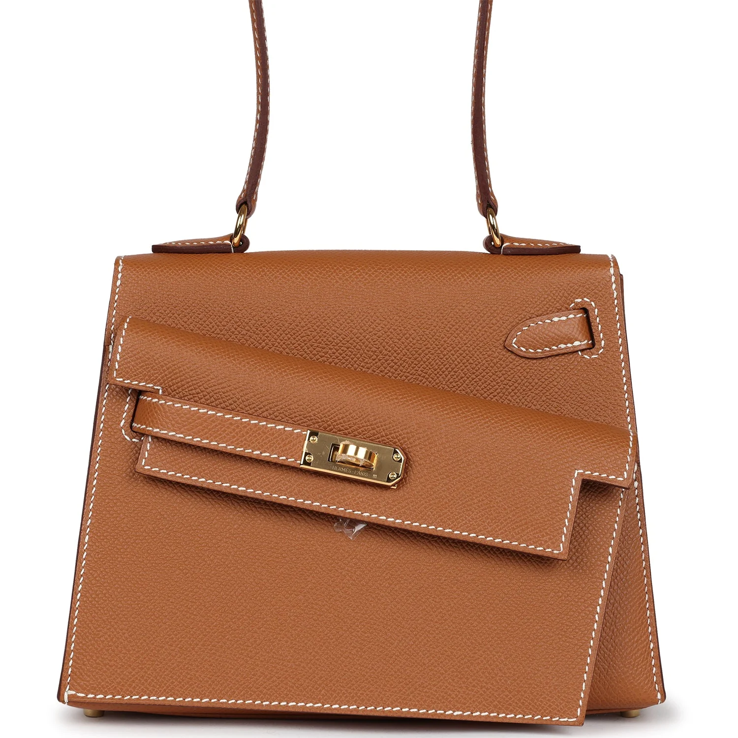 Replicate Hermes Kelly Sellier en Desordre 20 Gold Epsom Gold Hardware(1:1 replica)