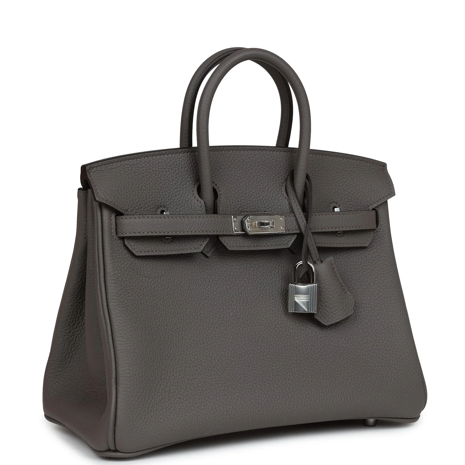 Replicate Hermes Birkin 25 Etain Togo Palladium Hardware(1:1 replica)