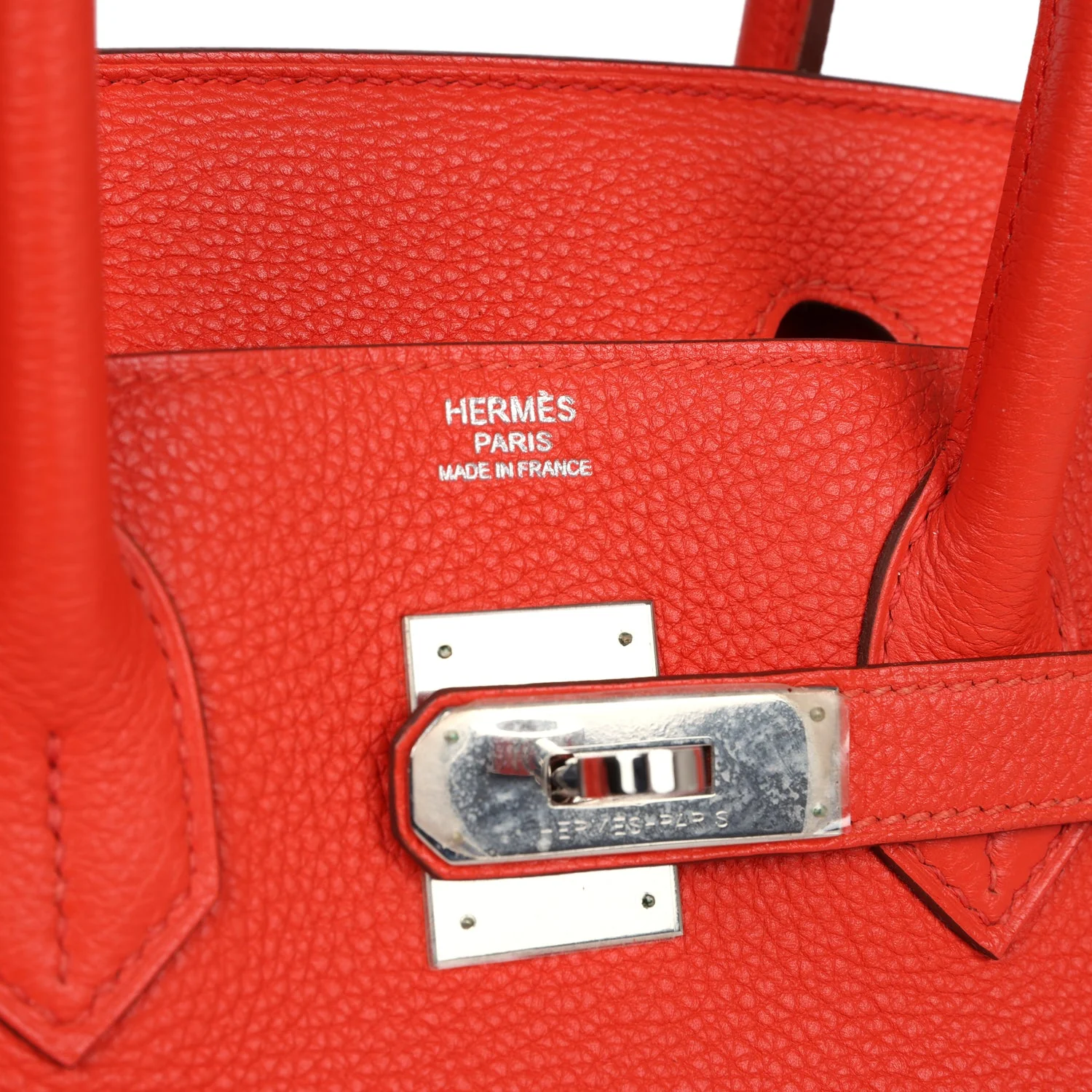 Replicate Hermes Birkin 30 Capucine Togo Palladium Hardware(1:1 replica)