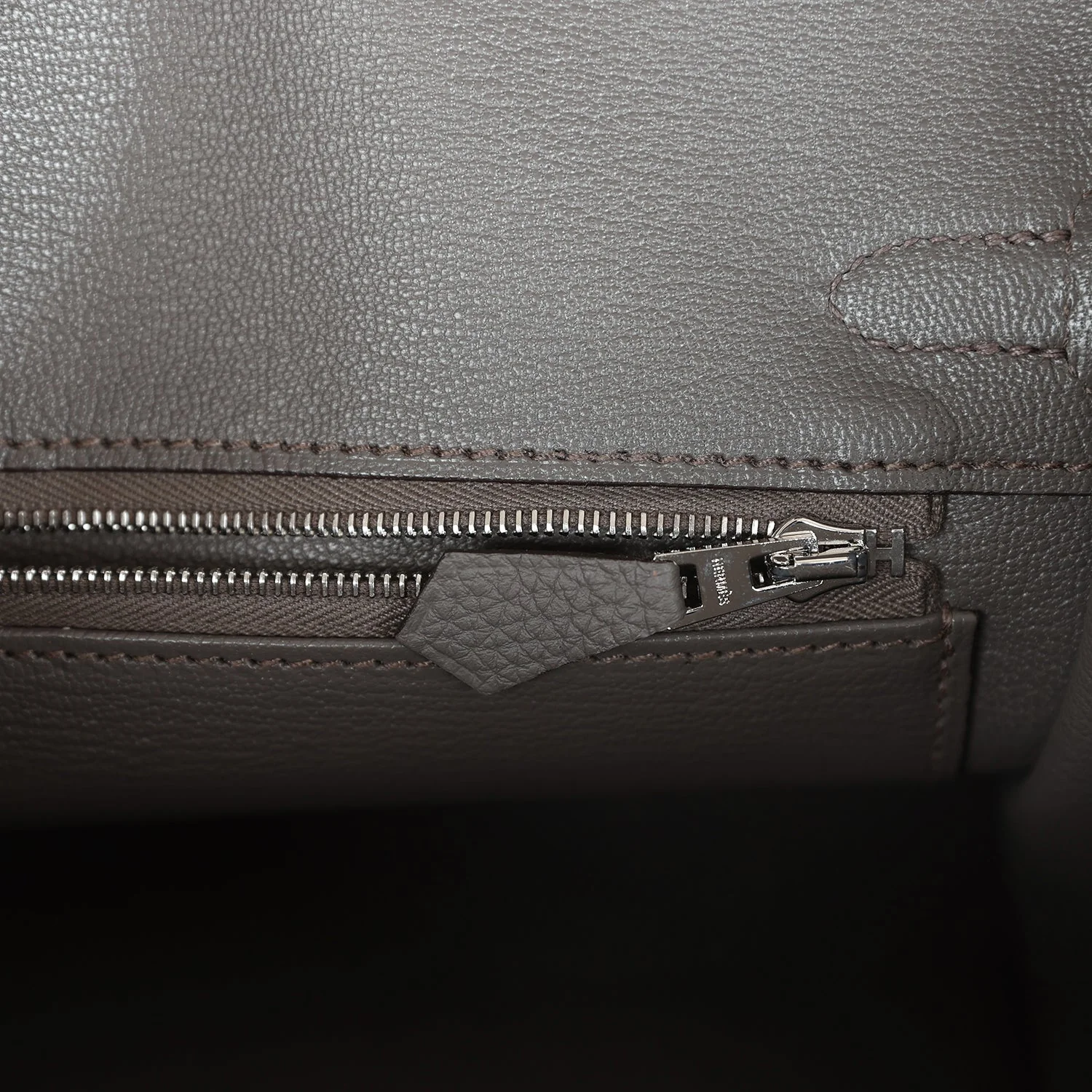 Replicate Hermes Birkin 25 Etain Togo Palladium Hardware(1:1 replica)