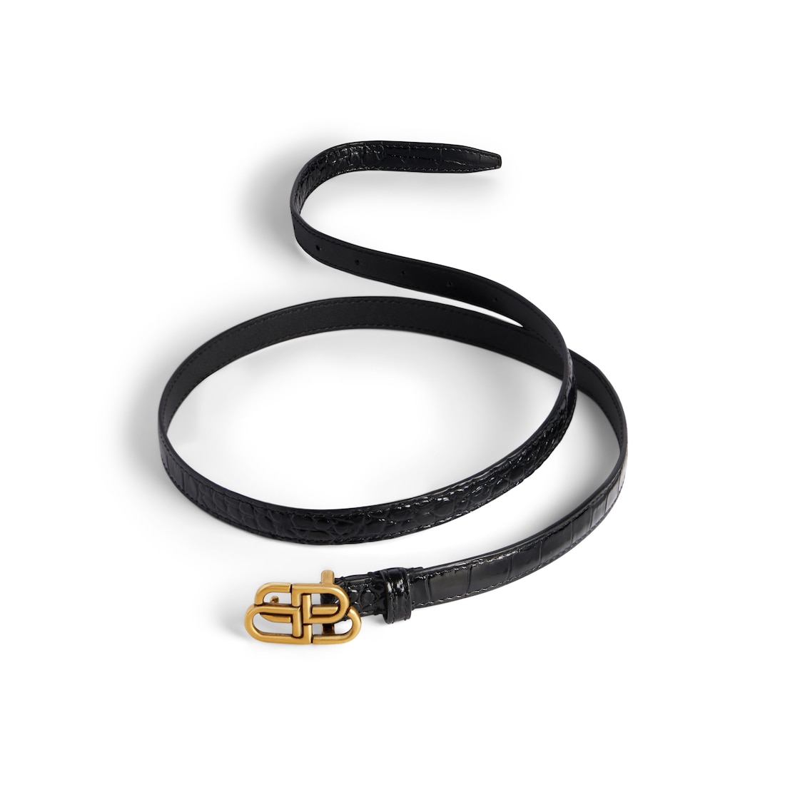 Replicate Women s Bb Super Thin Belt in Black(1:1 replica)