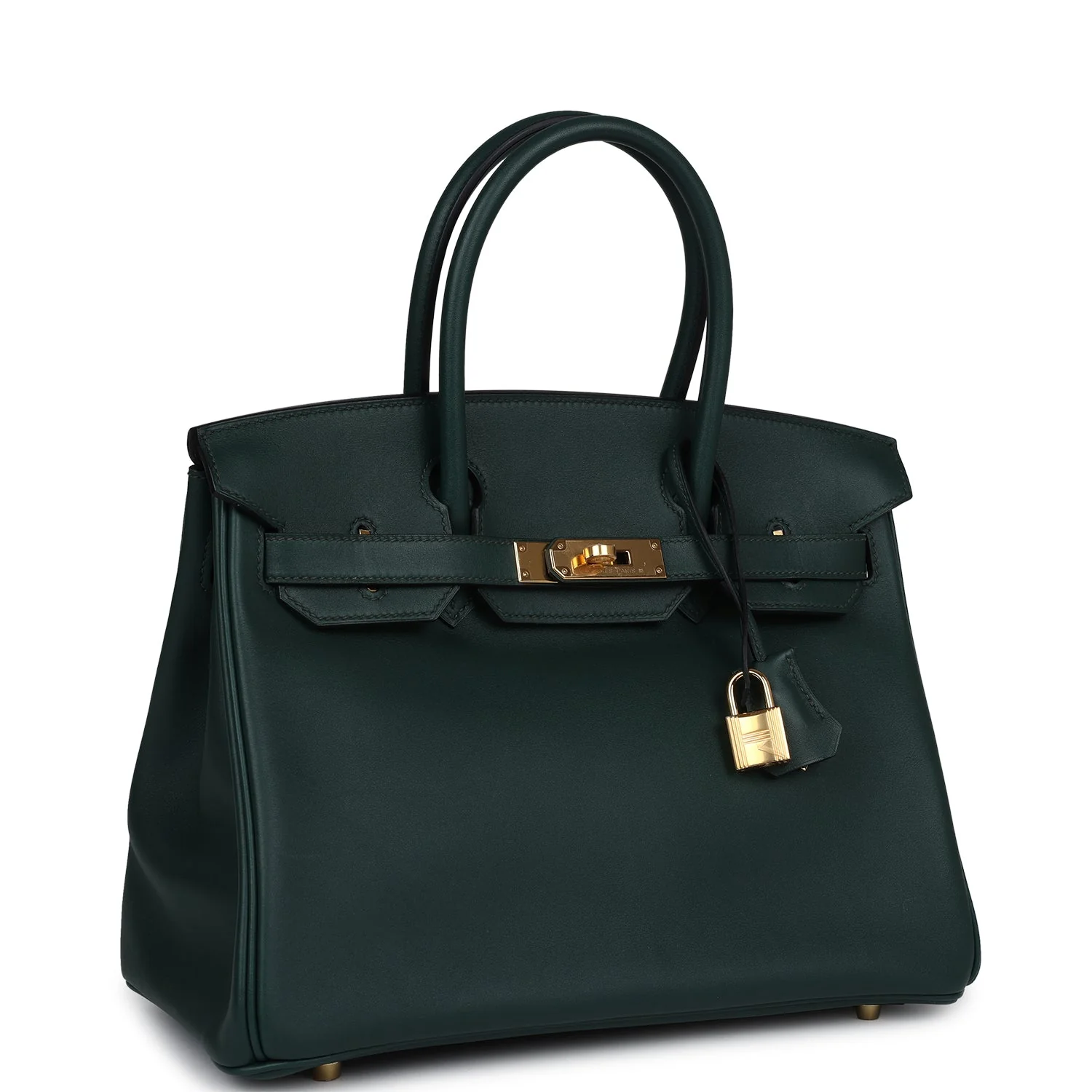 Replicate Hermes Birkin 30 Vert Tropical Jonathan Gold Hardware(1:1 replica)