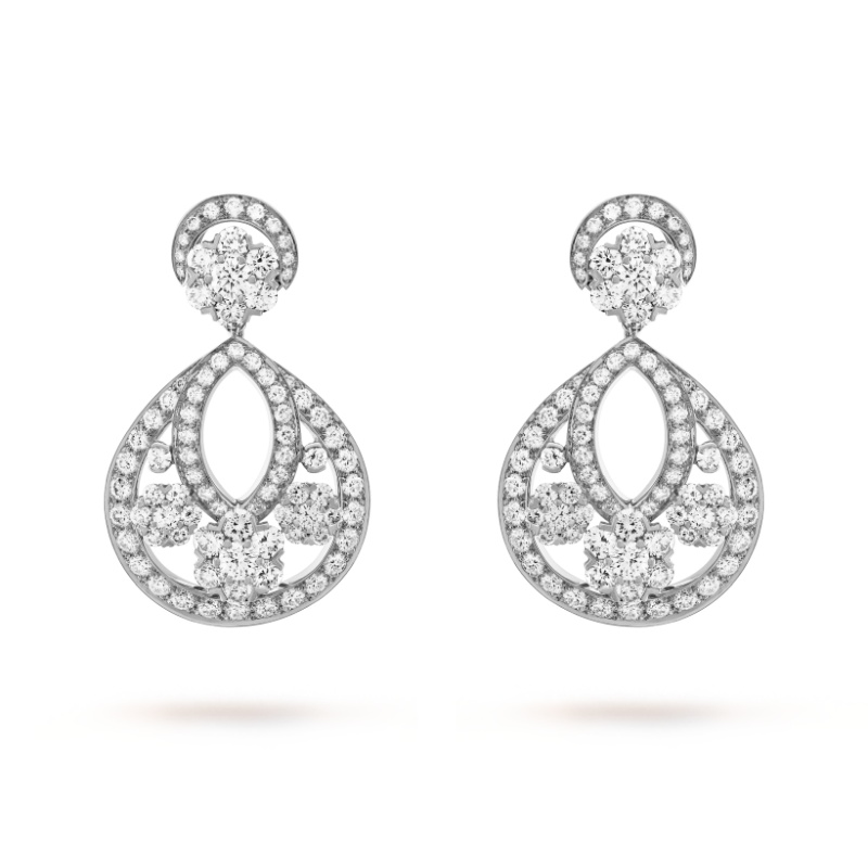 Replicate Snowflake earrings, small model(1:1 replica)