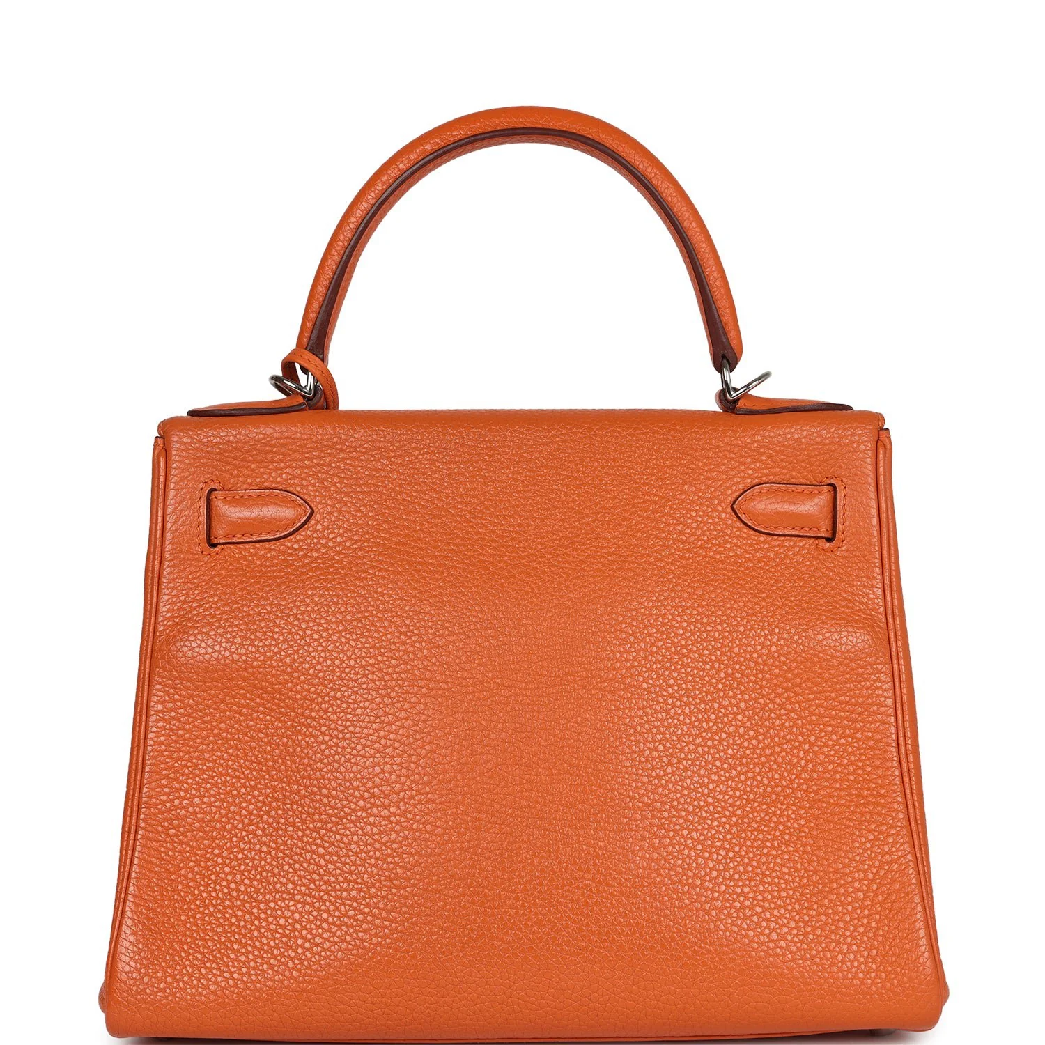 Replicate Hermes Kelly Retourne 28 Orange Togo Palladium Hardware(1:1 replica)