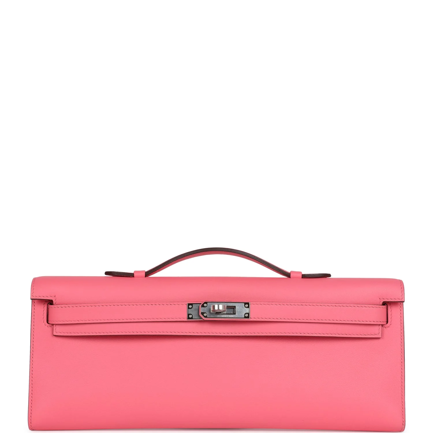 Replicate Hermes Kelly Cut Rose Azalee Swift Palladium Hardware(1:1 replica)
