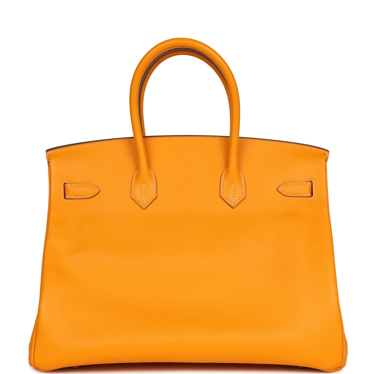 Replicate Hermes Birkin 35 Jaune D'or Candy Epsom Permabrass Hardware(1:1 replica)