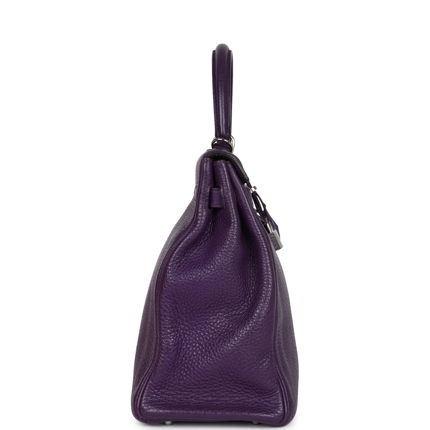 Replicate Hermes Kelly Retourne 35 Ultraviolet Clemence Palladium Hardware(1:1 replica)